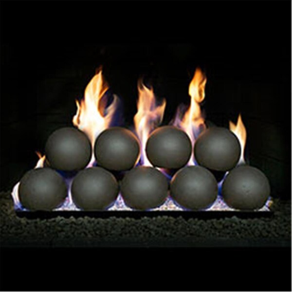 Cunningham Gas Products Real Fyre 4 in. Fyre Spheres - Epic Black, 19PK FS4-18-EB - main